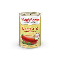 La Fiammante Peeled Tomatoes with Basil 400g